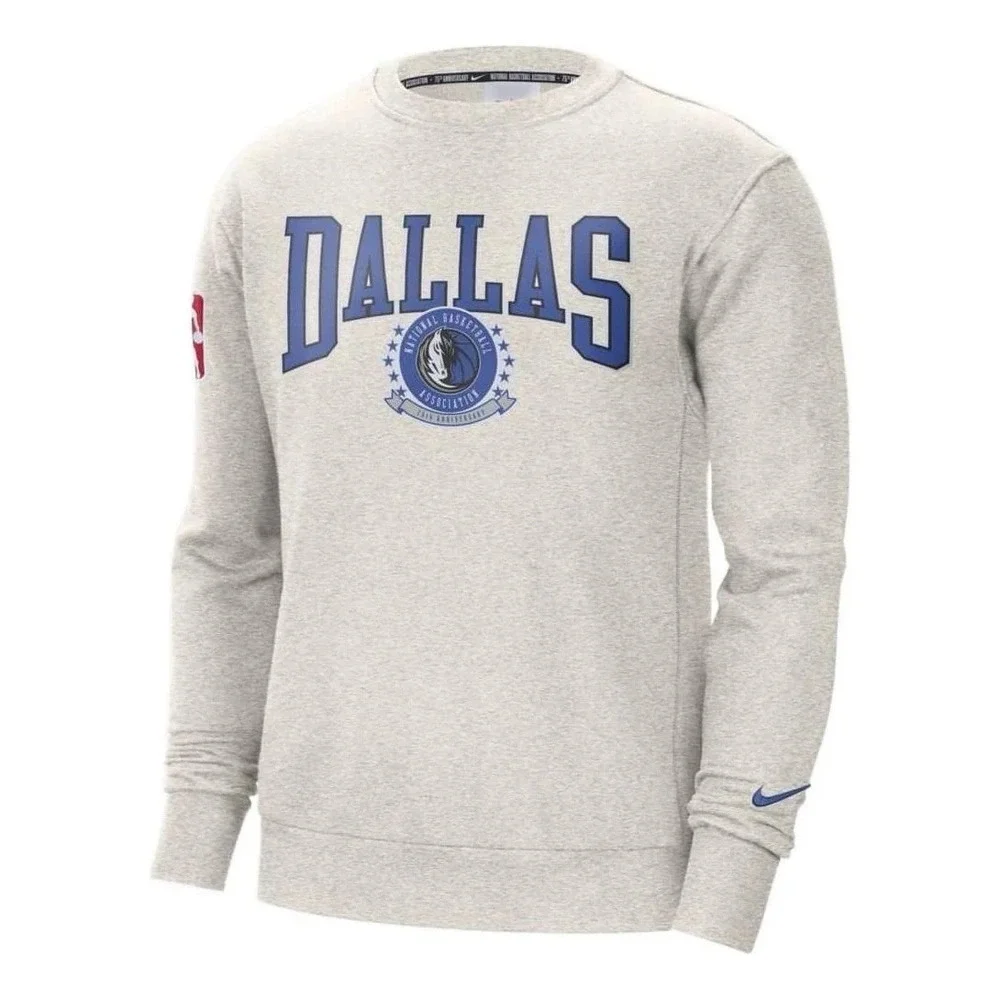 Nike x NBA Dallas Mavericks 75th Anniversary Court-side Sweatshirt Men's Size XL